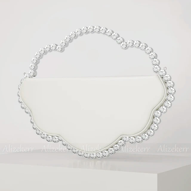 Crystal Cloud Evening Clutch Bag