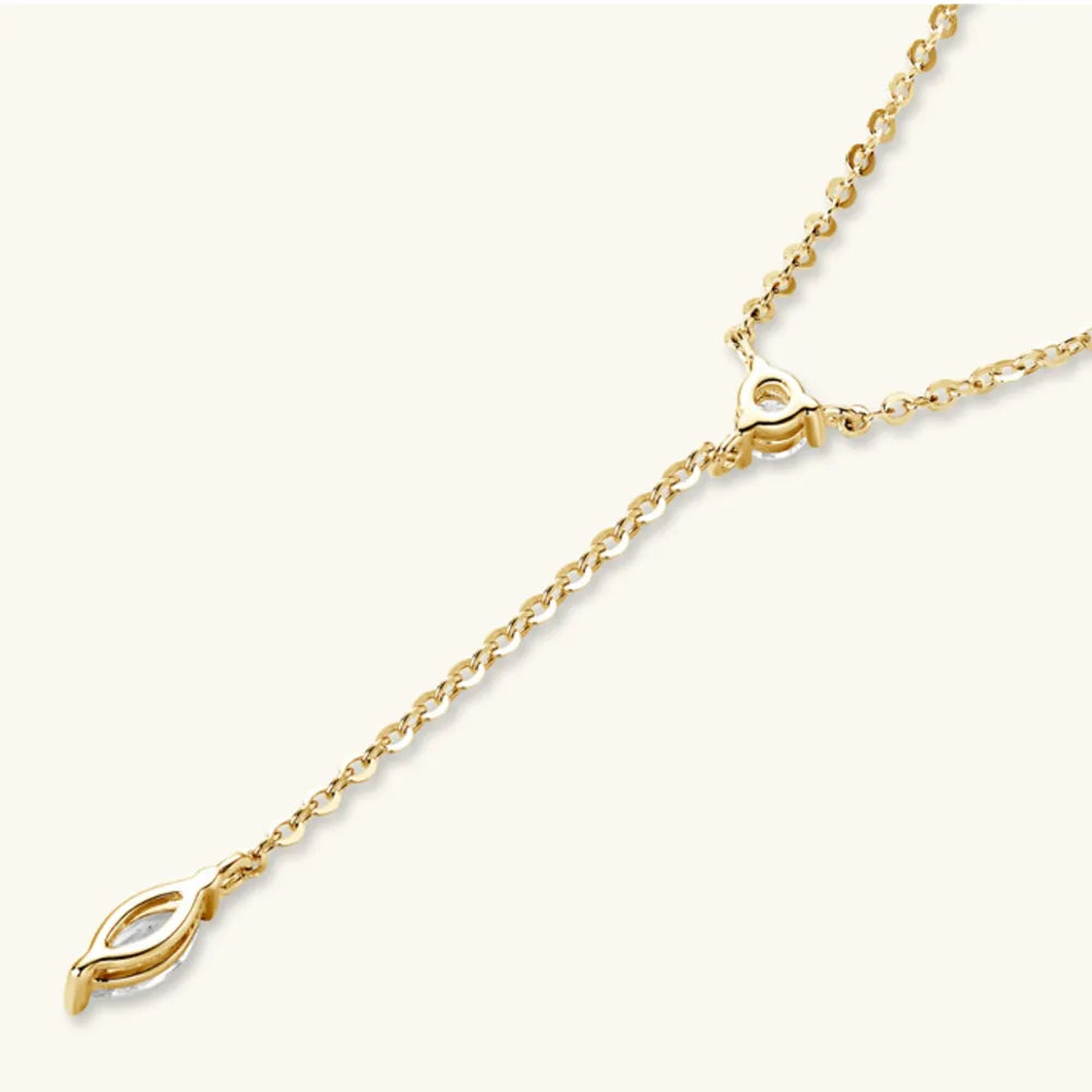 0.3 Carat Moissanite Pendant Necklace in 925 Silver
