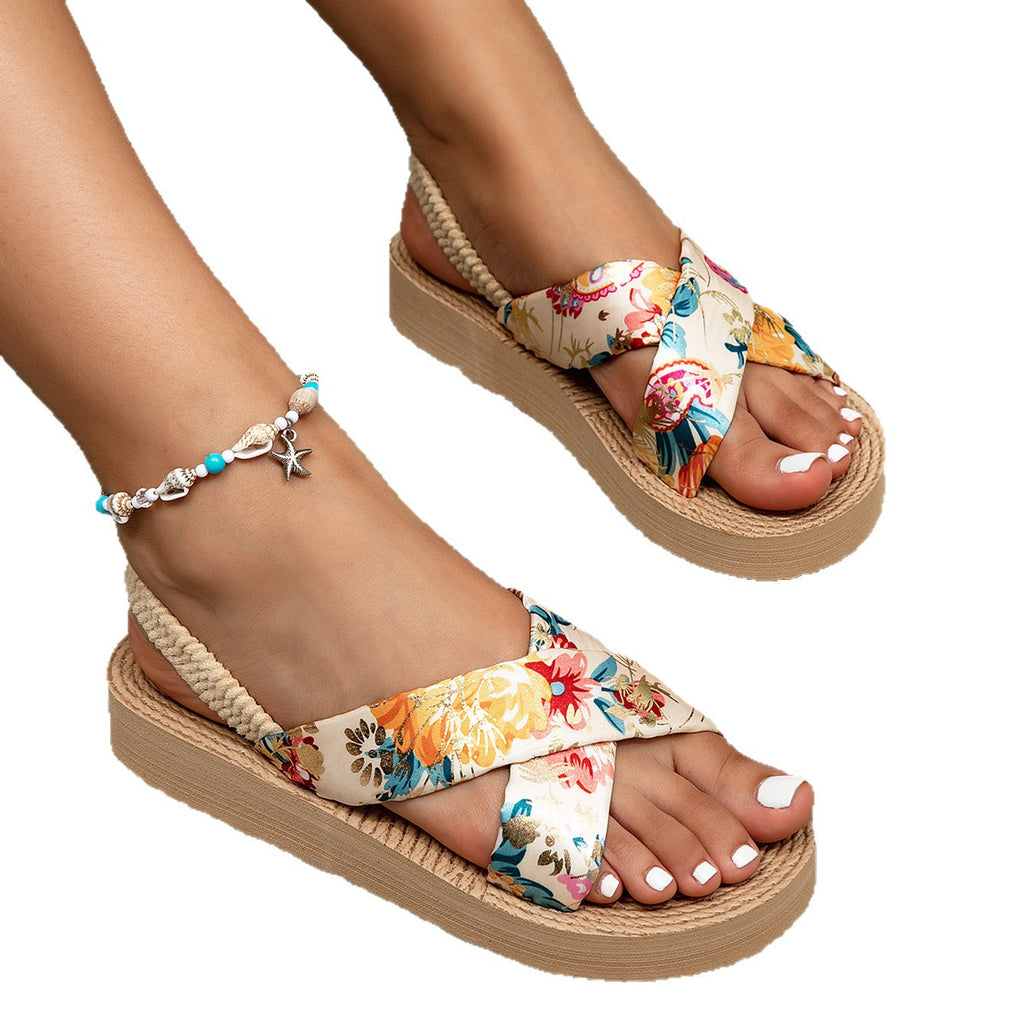 Flat Heel Thick Sole Summer Sandals