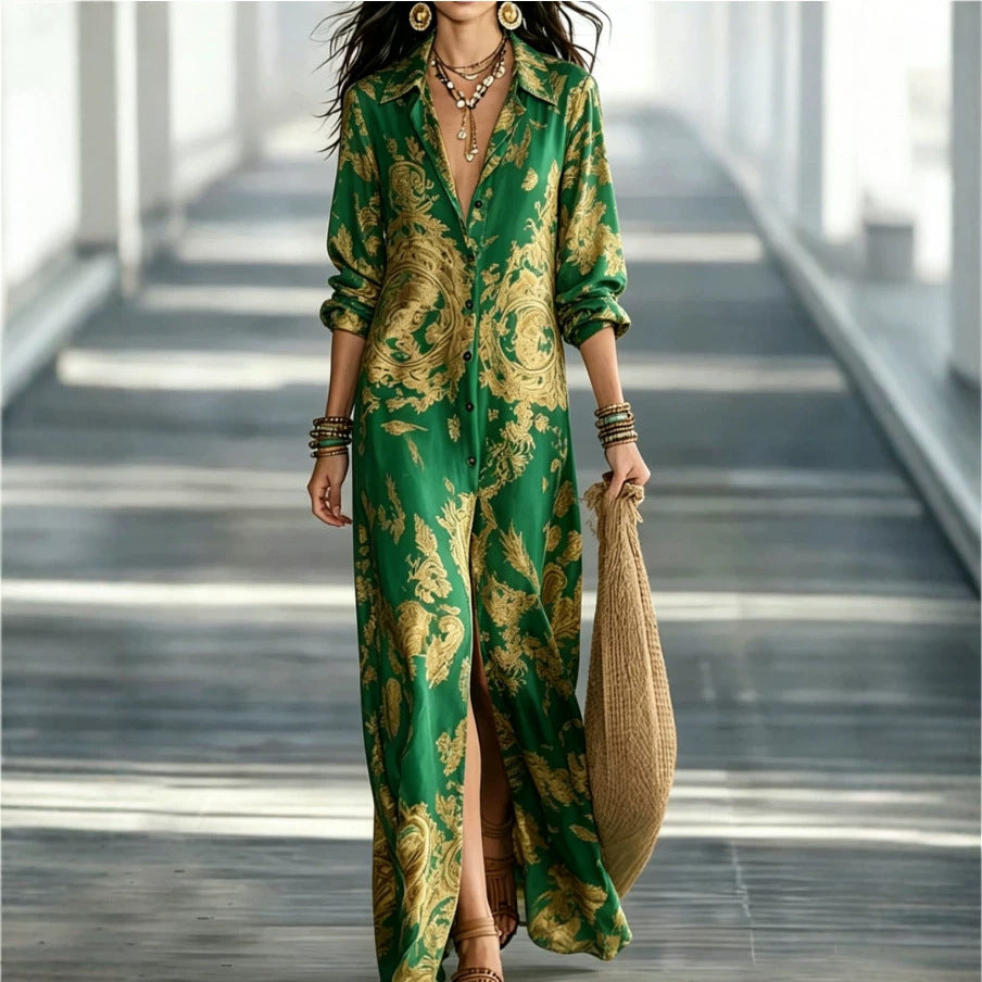 Elegant Spaghetti Strap Ruffle Trim Fitted Vacation Maxi Dress