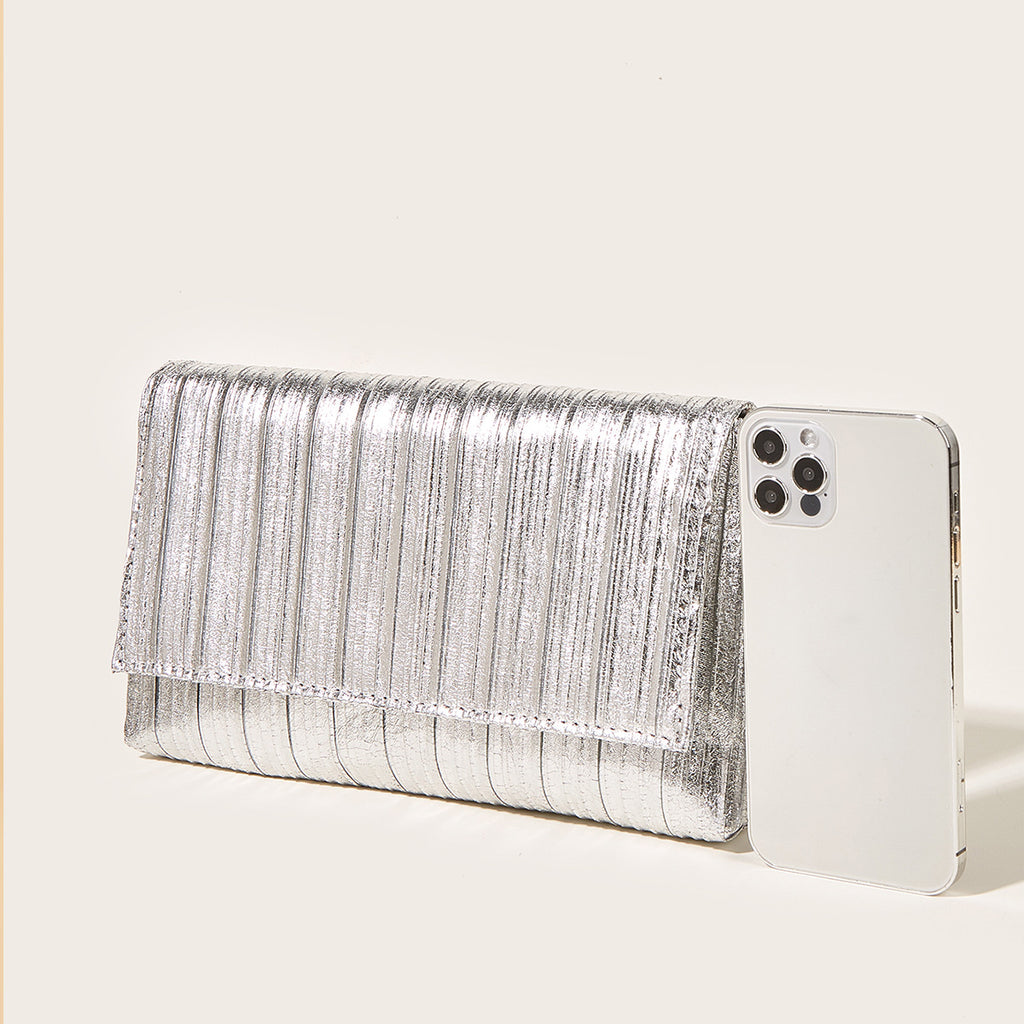 Metallic Shiny Evening Clutch Bag