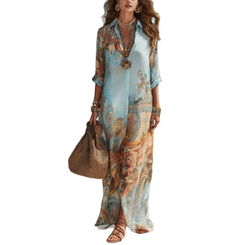 Elegant Spaghetti Strap Ruffle Trim Fitted Vacation Maxi Dress