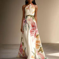 Elegant One-Shoulder Maxi Dress