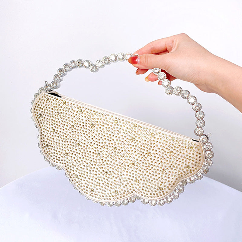 Rhinestone Cloud Crossbody Bag