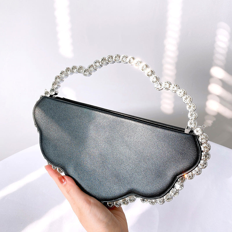 Rhinestone Cloud Crossbody Bag