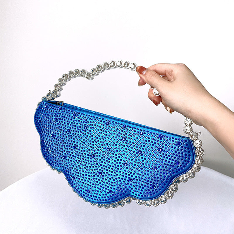 Rhinestone Cloud Crossbody Bag