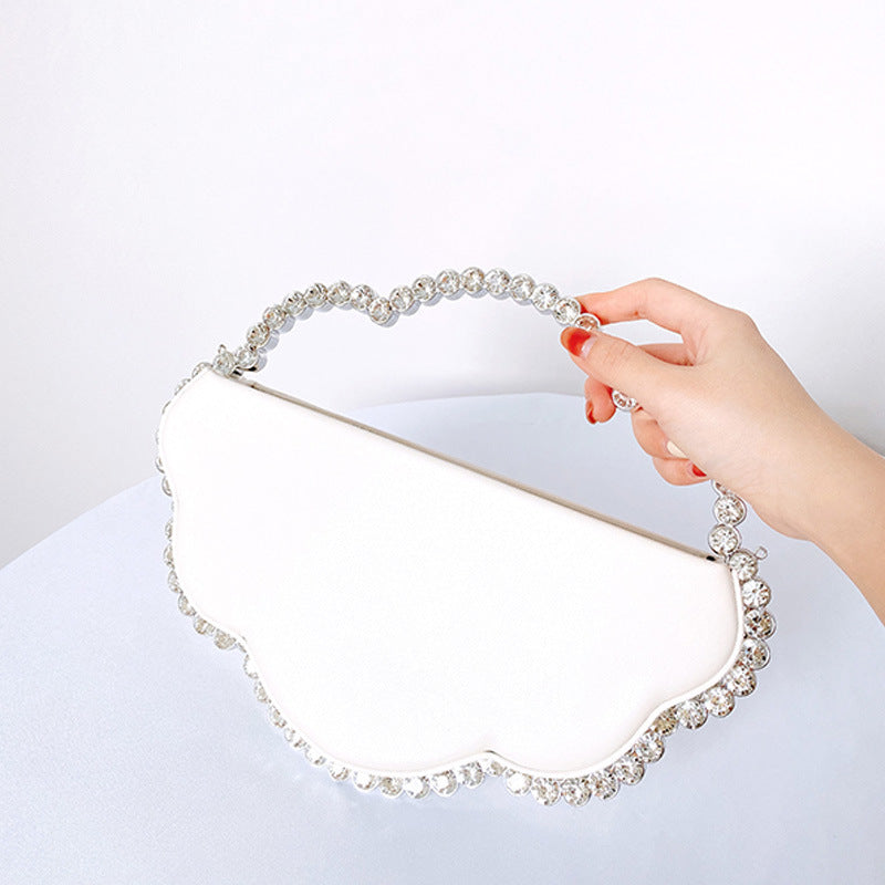 Rhinestone Cloud Crossbody Bag