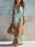 Chiffon Vintage Flowy Dress