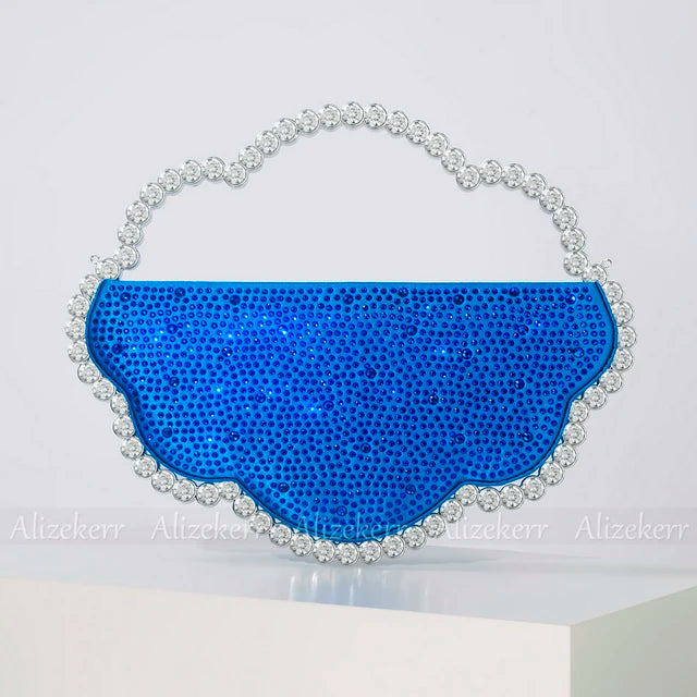 Crystal Cloud Evening Clutch Bag