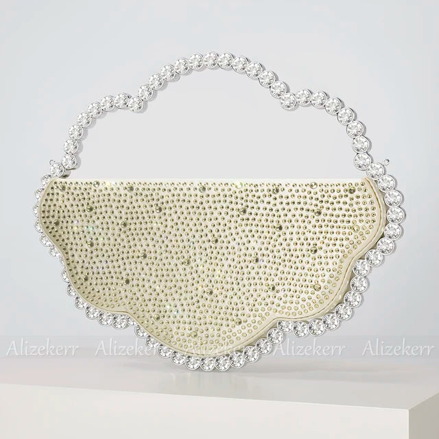 Crystal Cloud Evening Clutch Bag