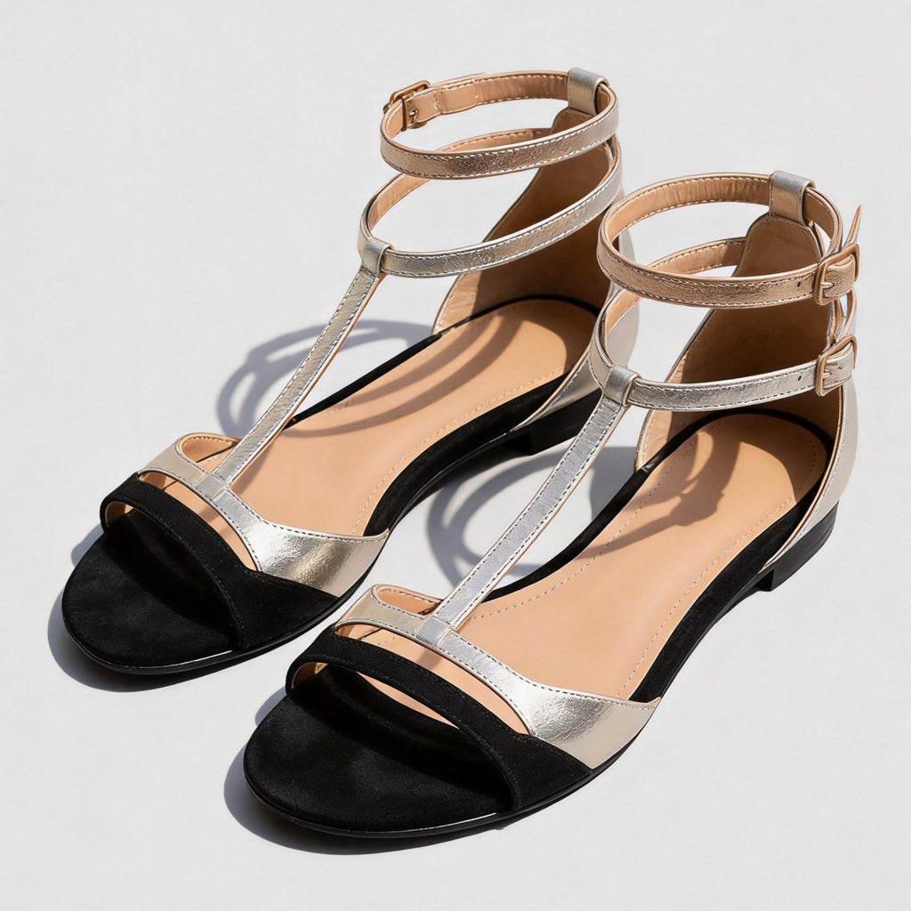 Flat Open Toe Fish Mouth Summer Sandals