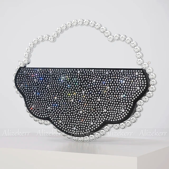 Crystal Cloud Evening Clutch Bag