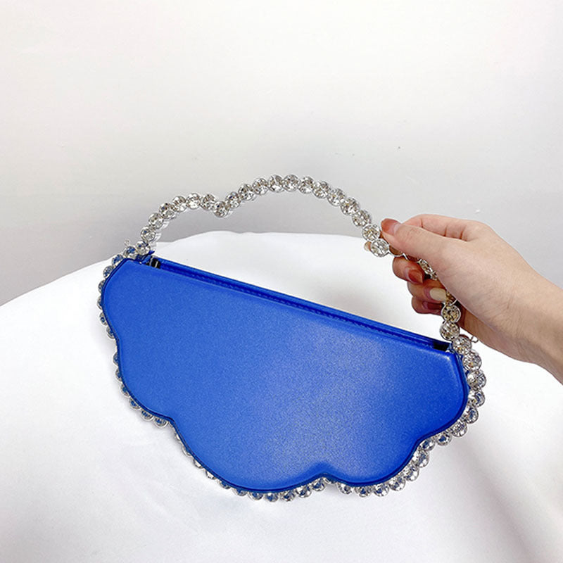 Rhinestone Cloud Crossbody Bag