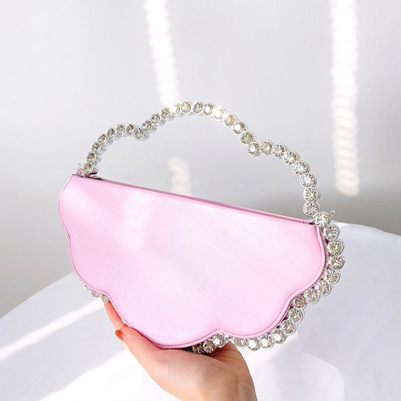 Rhinestone Cloud Crossbody Bag
