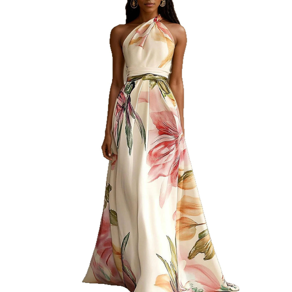 Elegant One-Shoulder Maxi Dress