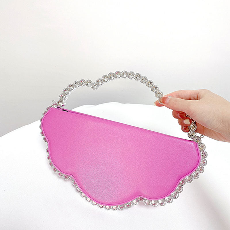 Rhinestone Cloud Crossbody Bag
