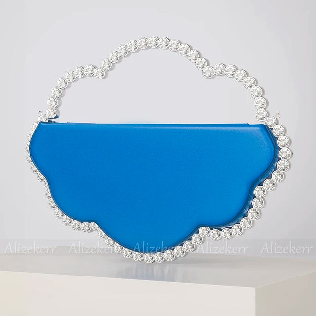 Crystal Cloud Evening Clutch Bag