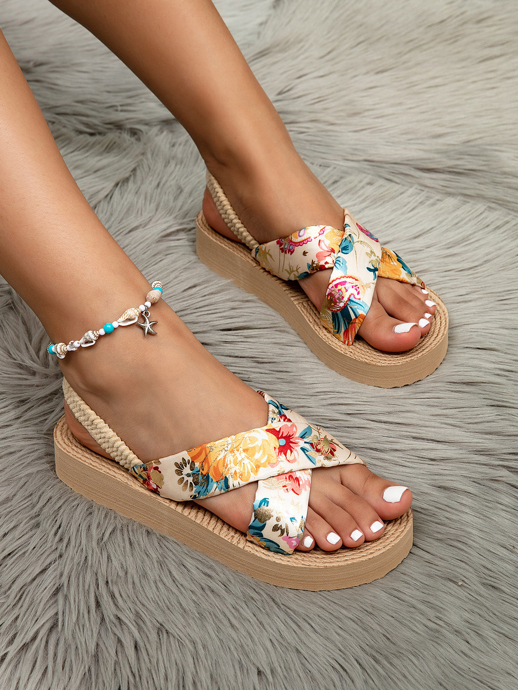 Flat Heel Thick Sole Summer Sandals