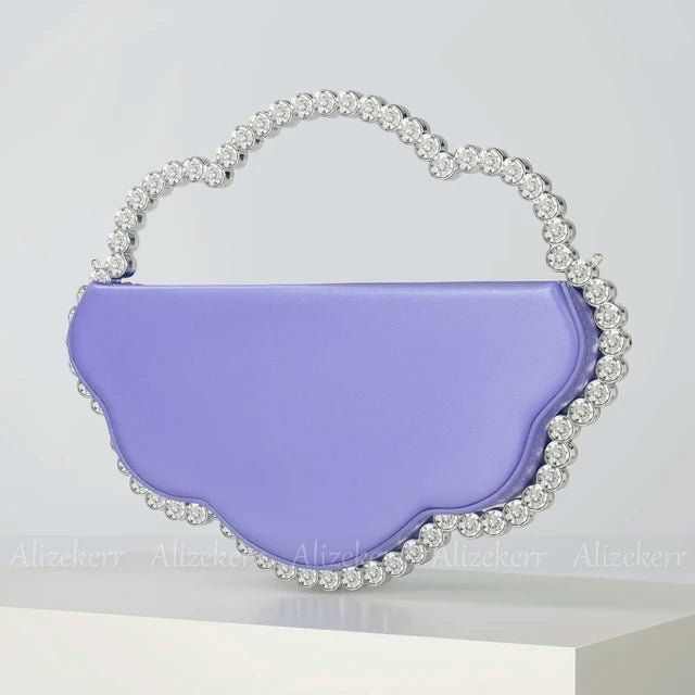 Crystal Cloud Evening Clutch Bag