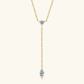 0.3 Carat Moissanite Pendant Necklace in 925 Silver