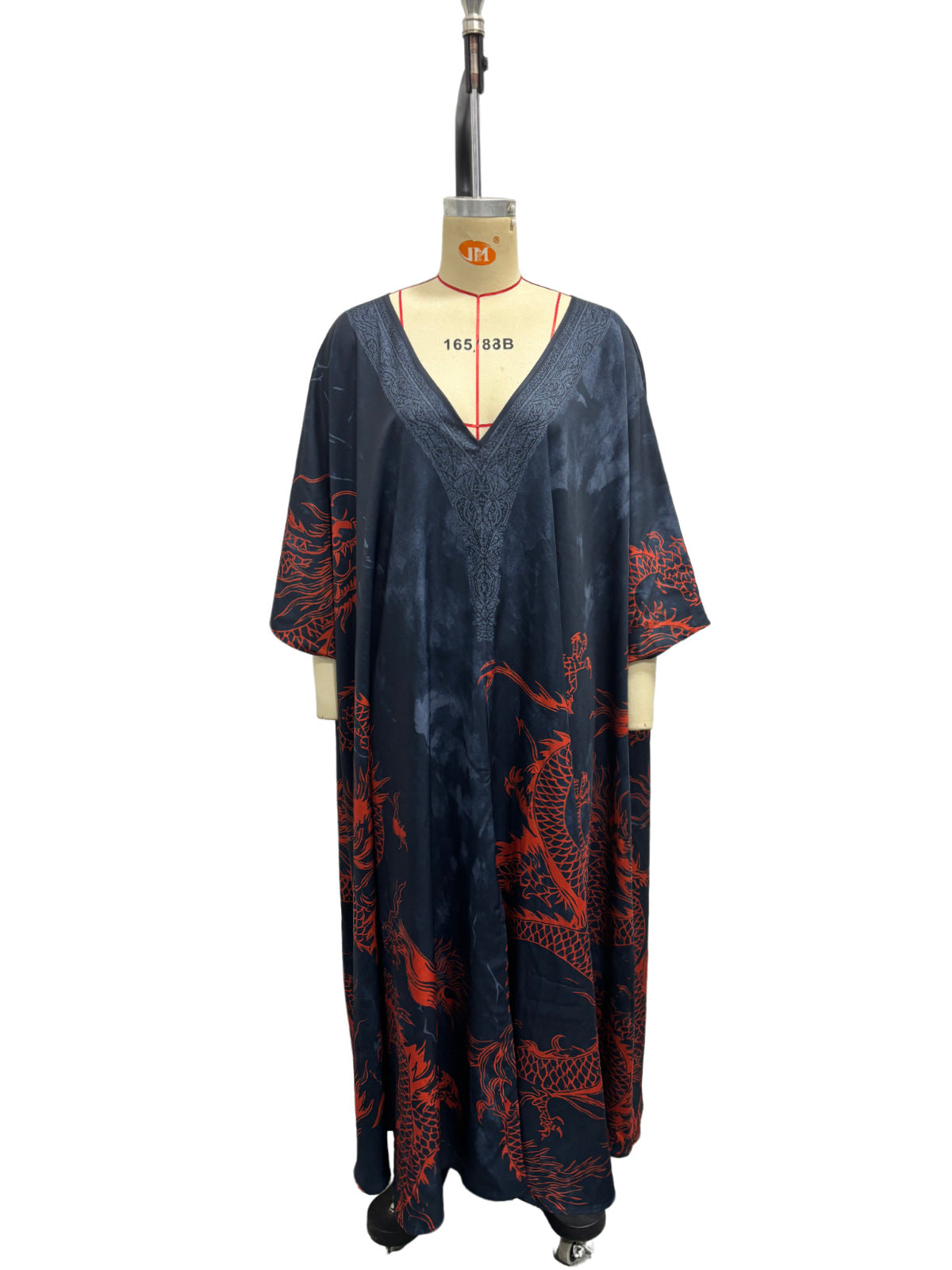 Printed Chiffon Ruffle Hem Sleeveless Maxi Dress