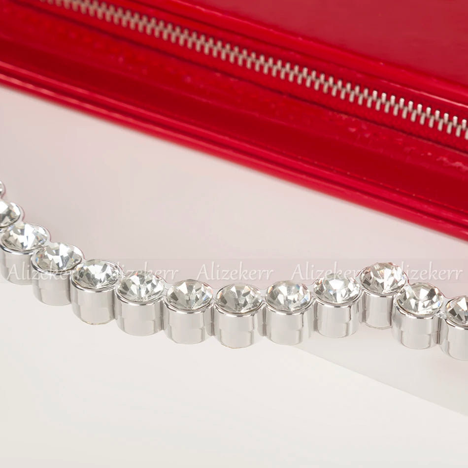 Crystal Cloud Evening Clutch Bag